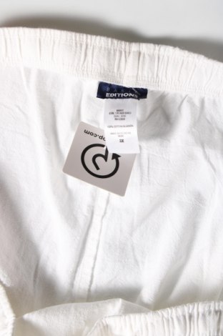 Pantaloni scurți de femei Basic Editions, Mărime 4XL, Culoare Alb, Preț 38,99 Lei