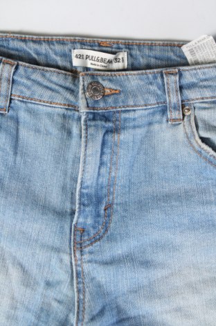 Pantaloni scurți de femei Pull&Bear, Mărime L, Culoare Albastru, Preț 37,99 Lei