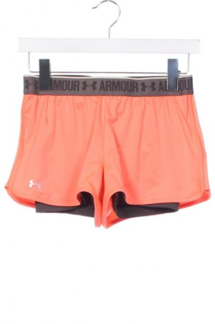 Pantaloni scurți de femei Under Armour, Mărime XS, Culoare Portocaliu, Preț 60,99 Lei