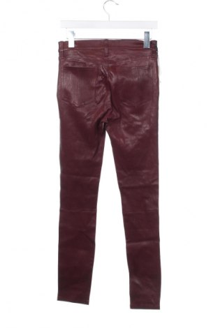 Pantaloni de piele pentru damă Rag & Bone, Mărime XS, Culoare Roșu, Preț 1.230,99 Lei