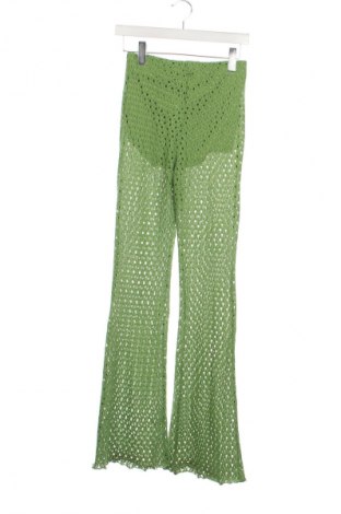 Pantaloni de femei Bershka, Mărime XS, Culoare Verde, Preț 51,99 Lei