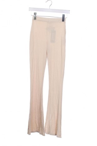 Damenhose Boohoo, Größe XXS, Farbe Ecru, Preis 32,49 €