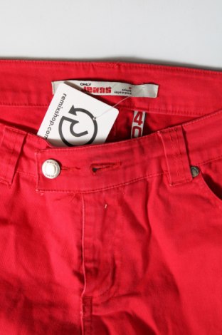 Dámské kalhoty  ONLY Jeans, Velikost XL, Barva Červená, Cena  229,00 Kč