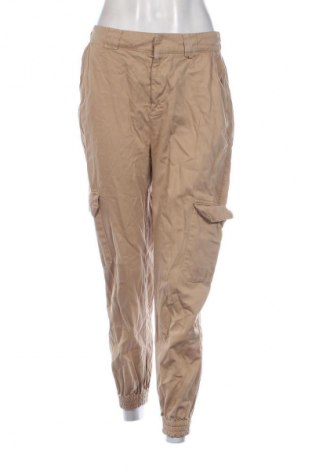 Damskie spodnie Pull&Bear, Rozmiar L, Kolor Beżowy, Cena 20,99 zł