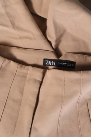 Γυναικείο παντελόνι Zara, Μέγεθος XS, Χρώμα  Μπέζ, Τιμή 16,99 €