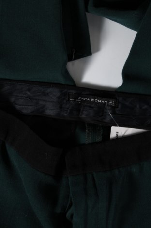 Pantaloni de femei Zara, Mărime S, Culoare Verde, Preț 68,88 Lei