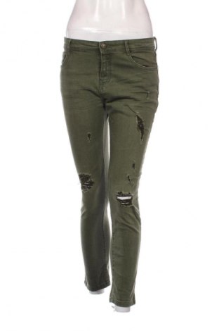 Pantaloni de femei Zara Trafaluc, Mărime S, Culoare Verde, Preț 88,99 Lei