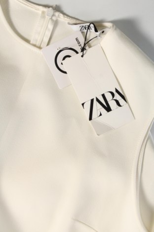 Γυναικείο αμάνικο μπλουζάκι Zara, Μέγεθος M, Χρώμα Λευκό, Τιμή 14,58 €