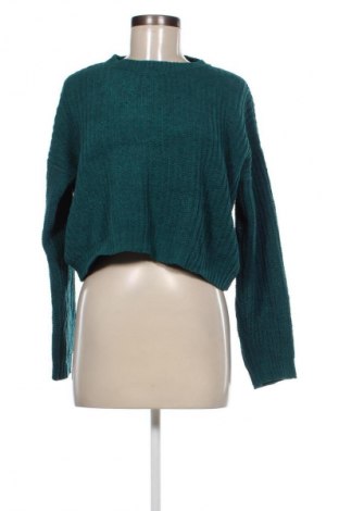 Pulover de femei Bershka, Mărime XS, Culoare Verde, Preț 54,99 Lei