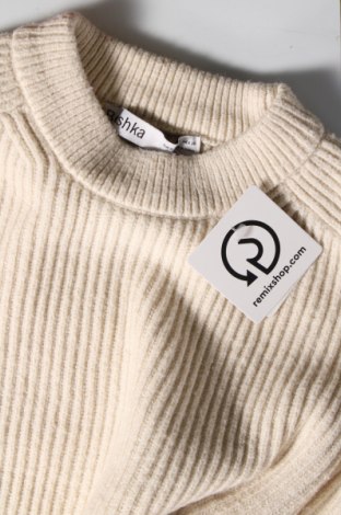 Damenpullover Bershka, Größe M, Farbe Beige, Preis € 10,99