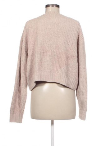 Damski sweter Bershka, Rozmiar S, Kolor Beżowy, Cena 55,99 zł