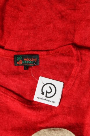 Damenpullover Missing Johnny, Größe L, Farbe Rot, Preis 11,49 €