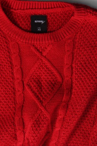 Damenpullover Sinsay, Größe XS, Farbe Rot, Preis € 14,83