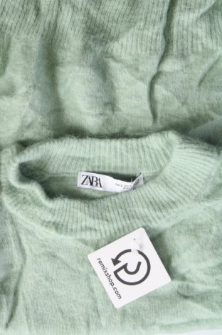 Damski sweter Zara, Rozmiar S, Kolor Zielony, Cena 49,99 zł