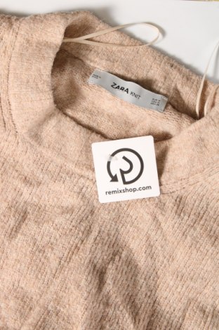 Damenpullover Zara, Größe M, Farbe Beige, Preis 8,99 €