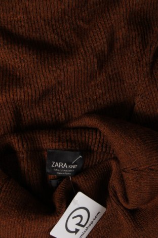 Дамски пуловер Zara Knitwear, Размер M, Цвят Кафяв, Цена 73,30 лв.