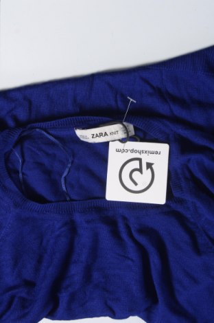 Γυναικείο πουλόβερ Zara Knitwear, Μέγεθος S, Χρώμα Μπλέ, Τιμή 16,99 €