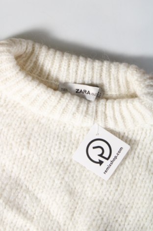 Dámský svetr Zara Knitwear, Velikost S, Barva Krémová, Cena  269,00 Kč