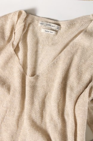 Damenpullover Zara Knitwear, Größe S, Farbe Beige, Preis 7,99 €