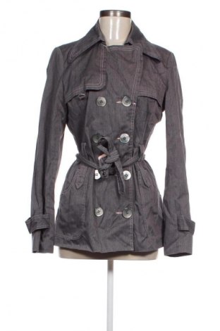 Damen Trench Coat Vero Moda, Größe M, Farbe Grau, Preis € 15,99