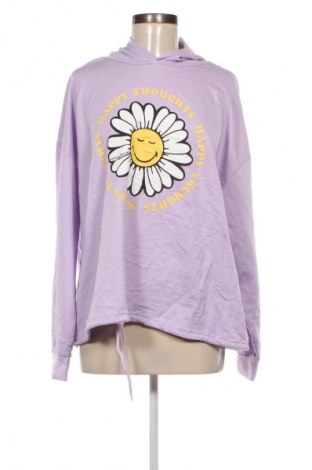 Női sweatshirt Smiley, Méret L, Szín Lila, Ár 3 799 Ft