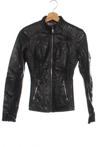 Damen Lederjacke, Größe XS, Farbe Schwarz, Preis € 20,99