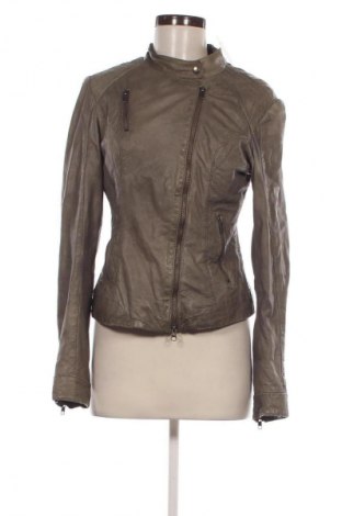 Damen Lederjacke, Größe M, Farbe Grün, Preis € 21,11