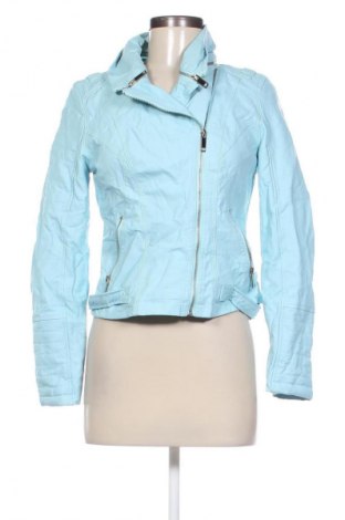 Damen Lederjacke, Größe S, Farbe Blau, Preis € 40,99