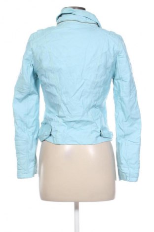 Damen Lederjacke, Größe S, Farbe Blau, Preis € 40,99