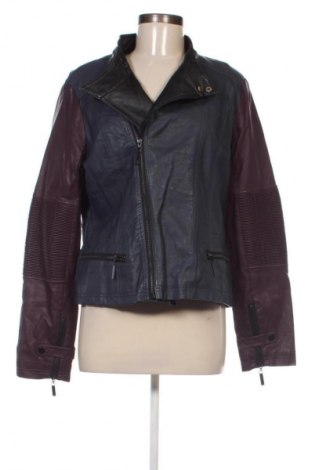 Damen Lederjacke, Größe XL, Farbe Blau, Preis 20,99 €