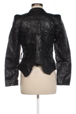 Damen Lederjacke, Größe M, Farbe Schwarz, Preis 40,99 €