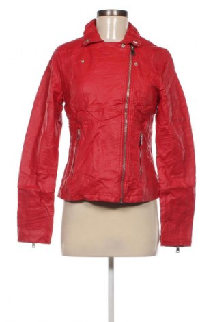 Damen Lederjacke, Größe L, Farbe Rot, Preis € 40,99