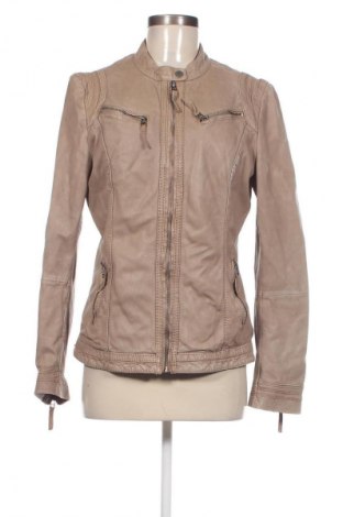 Damen Lederjacke, Größe L, Farbe Beige, Preis 67,99 €