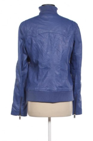 Damen Lederjacke, Größe XXL, Farbe Blau, Preis 67,99 €