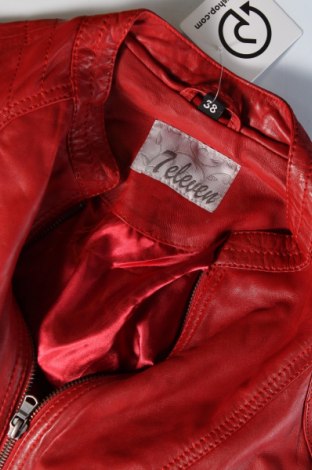 Damen Lederjacke 7 Eleven, Größe M, Farbe Rot, Preis € 34,49