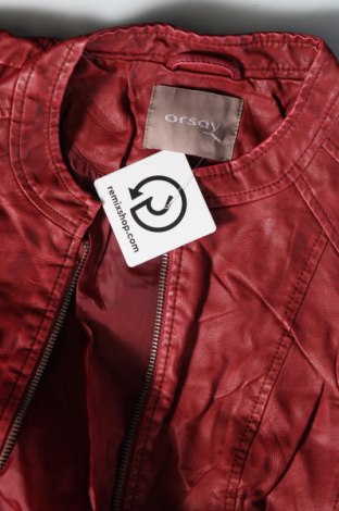 Damen Lederjacke Orsay, Größe S, Farbe Rot, Preis 40,99 €