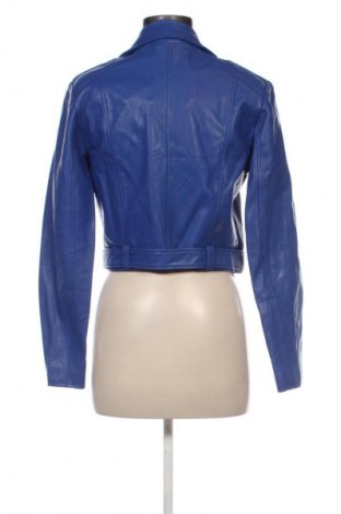 Damen Lederjacke Pull&Bear, Größe M, Farbe Blau, Preis € 20,99