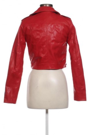 Damen Lederjacke Stradivarius, Größe S, Farbe Rot, Preis € 20,99