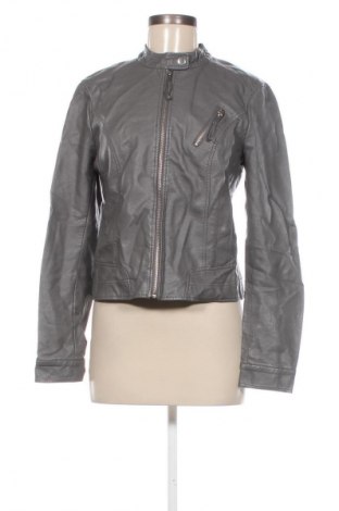 Damen Lederjacke Vero Moda, Größe L, Farbe Grau, Preis 28,99 €