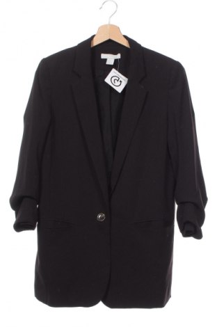 Damen Blazer H&M, Größe XS, Farbe Schwarz, Preis 24,46 €