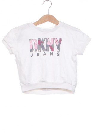 Παιδική μπλούζα DKNY Jeans, Μέγεθος 18-24m/ 86-98 εκ., Χρώμα Λευκό, Τιμή 16,99 €