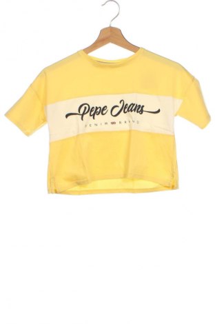 Παιδικό μπλουζάκι Pepe Jeans, Μέγεθος 7-8y/ 128-134 εκ., Χρώμα Κίτρινο, Τιμή 10,23 €