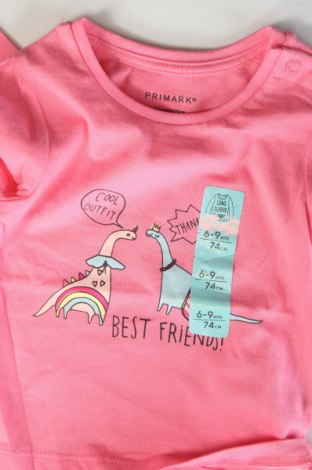 Kinder Shirt Primark, Größe 9-12m/ 74-80 cm, Farbe Rosa, Preis € 9,21