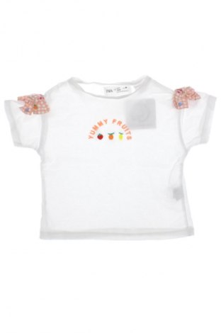 Kinder Shirt Zara, Größe 12-18m/ 80-86 cm, Farbe Weiß, Preis € 5,99