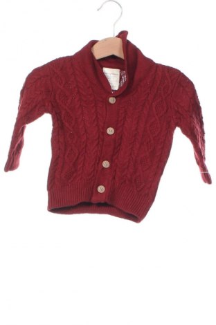 Kinder Strickjacke First Impressions, Größe 2-3m/ 56-62 cm, Farbe Rot, Preis 12,99 €