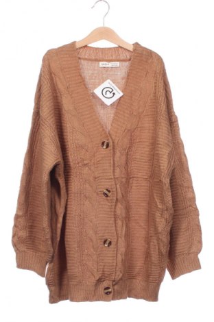 Kinder Strickjacke SHEIN, Größe 11-12y/ 152-158 cm, Farbe Braun, Preis € 11,99