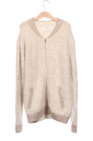 Kinder Strickjacke Zara, Größe 13-14y/ 164-168 cm, Farbe Beige, Preis 11,49 €