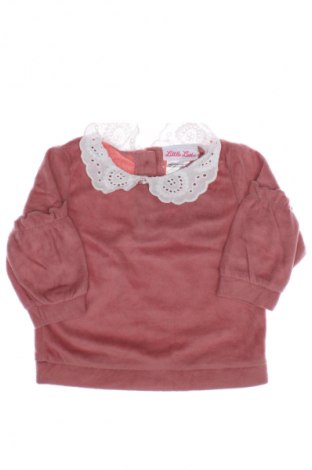 Kinder Fleece Shirt Little Lass, Größe 3-6m/ 62-68 cm, Farbe Aschrosa, Preis 3,49 €