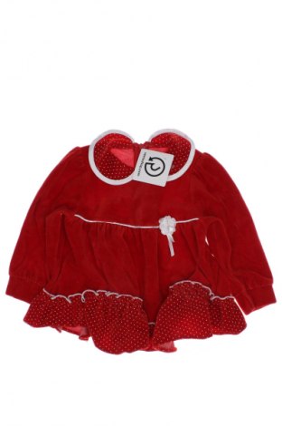 Kinderkleid, Größe 9-12m/ 74-80 cm, Farbe Rot, Preis 7,99 €