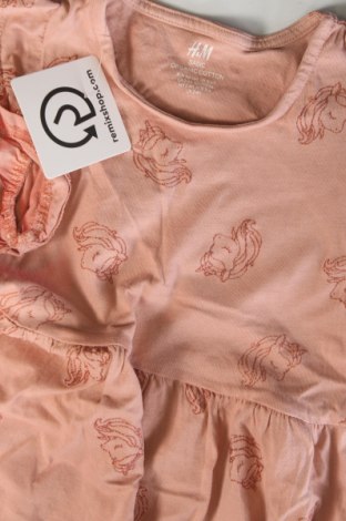 Dziecięca sukienka H&M, Rozmiar 18-24m/ 86-98 cm, Kolor Różowy, Cena 30,87 zł